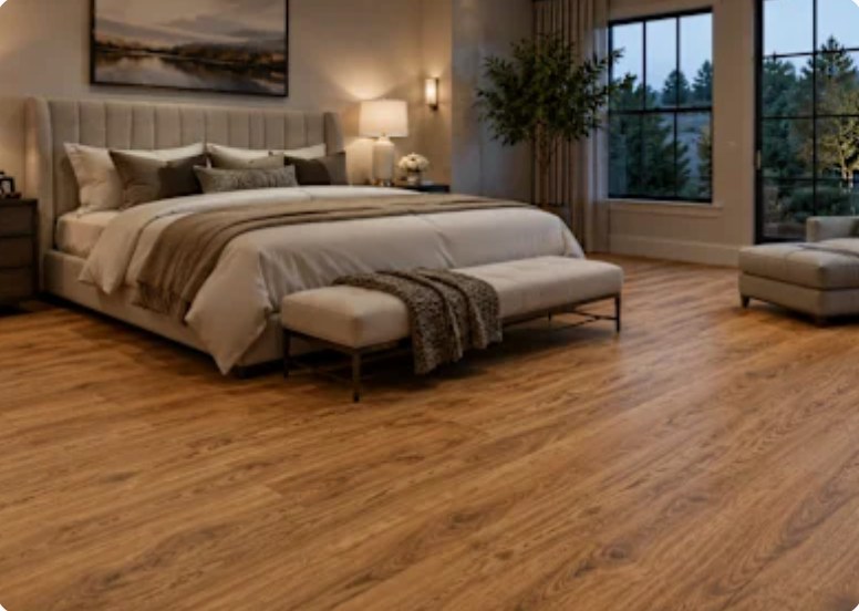 7363-18A AMBER OAK installed in a room