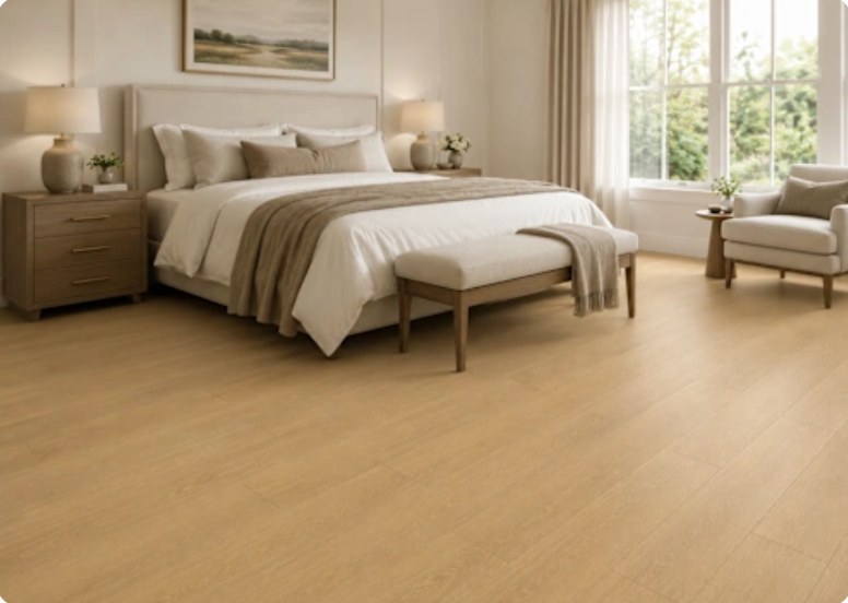 AE10 GOLDEN HERITAGE OAK installed in a room