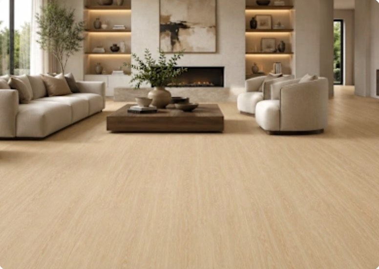 PO-556 LIGHT NATURAL OAK installed in a room