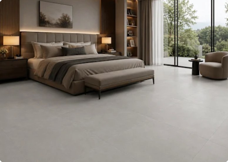 ATHENS WHITE installed in a room