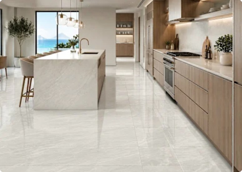 HAVIOK BIANCO 24X48 installed in a room